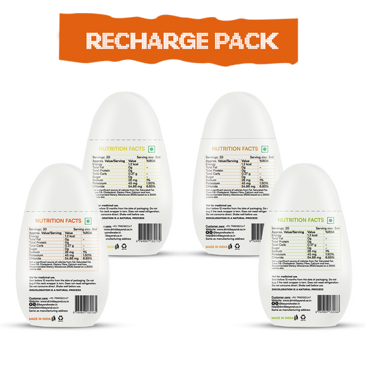 Recharge Pack of 4 - Hangover Cure.