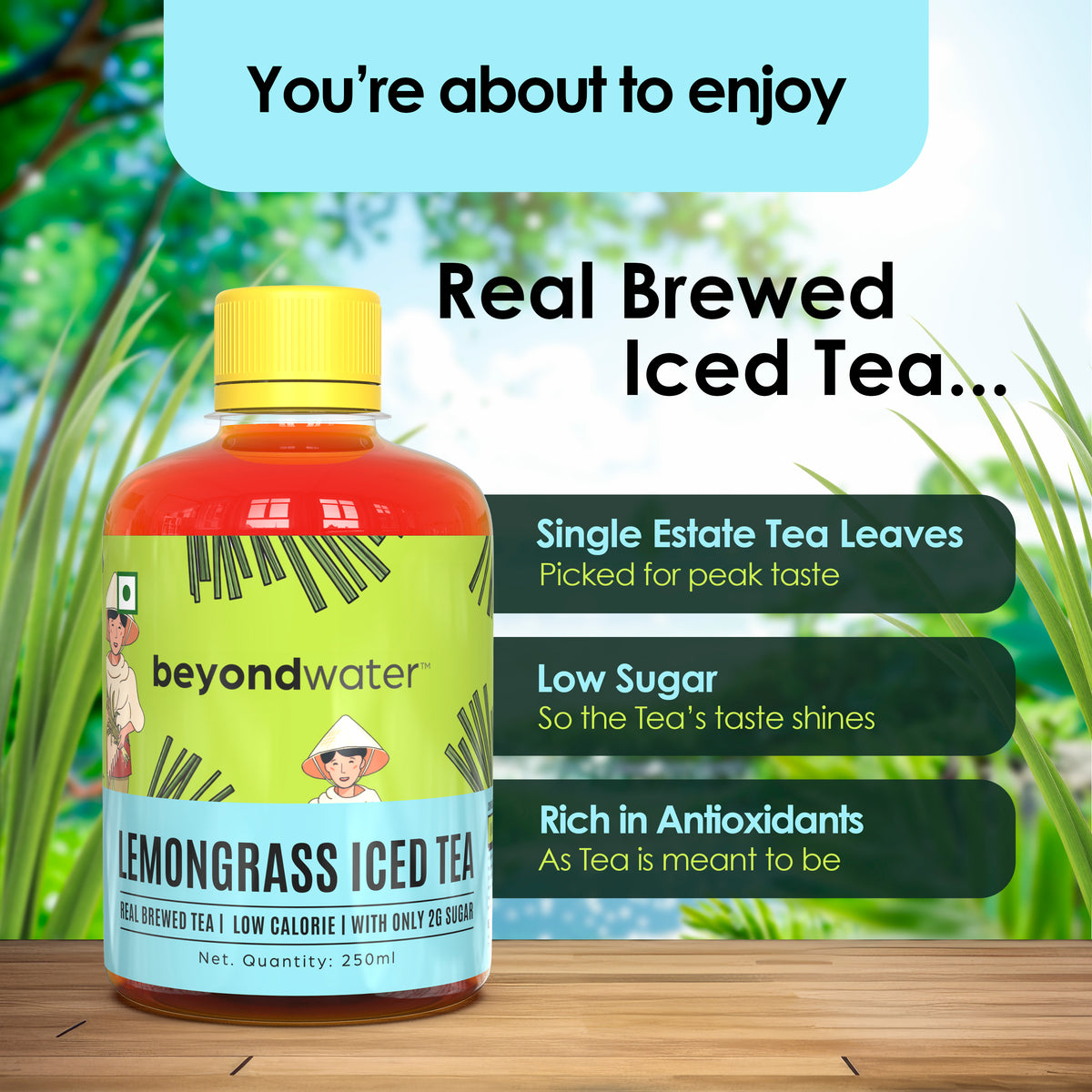 Lemon Grass Iced Tea (250 ml X 6 pack)