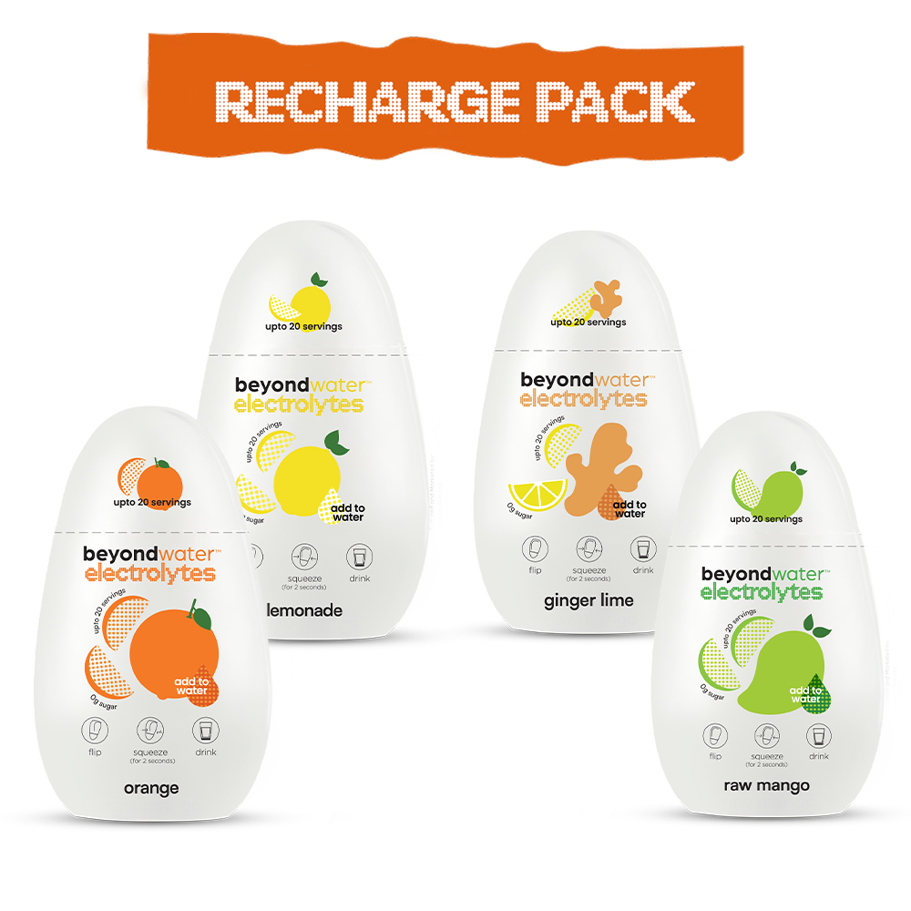Recharge Pack of 4 - Hangover Cure.