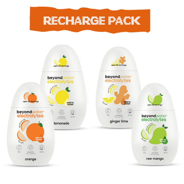 Recharge Pack of 4 - Hangover Cure.