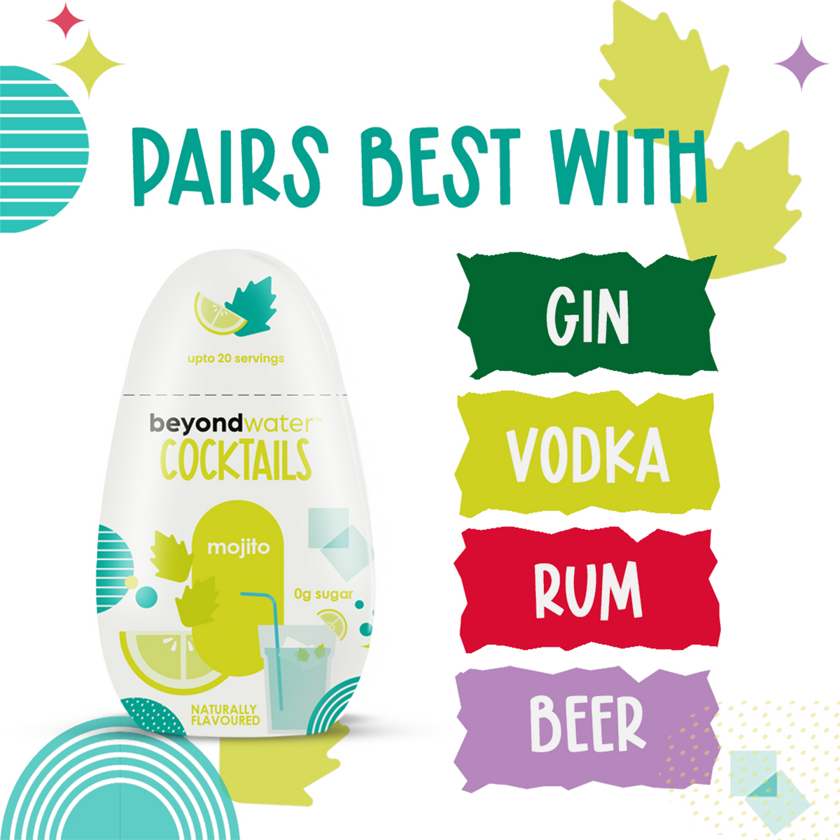 Rose Lemonade & Mojito - Cocktail Pack of 2 (CRED)