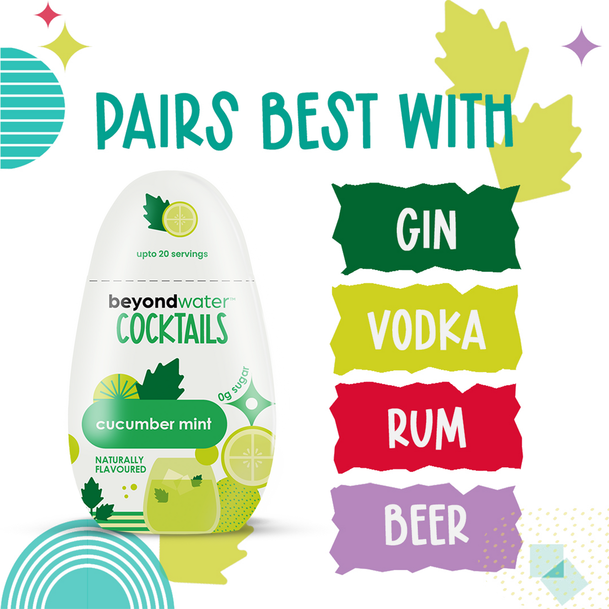 Cucumber Mint & Lavender Honey - Cocktail Pack of 2 (CRED)