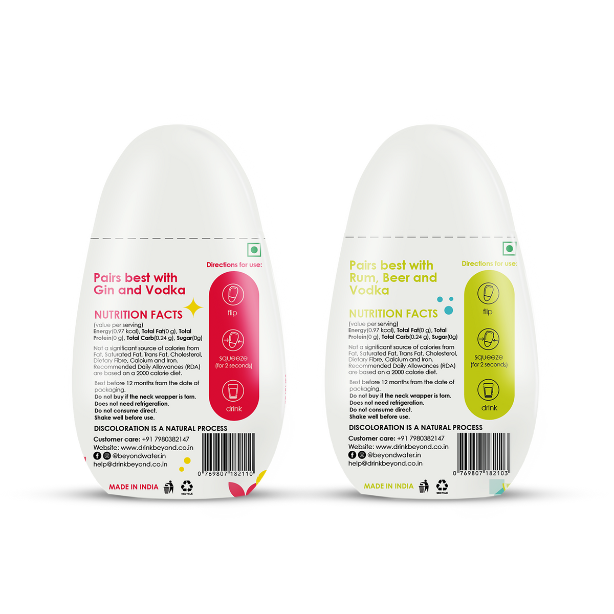 Rose Lemonade & Mojito - Cocktail Pack of 2 (CRED)