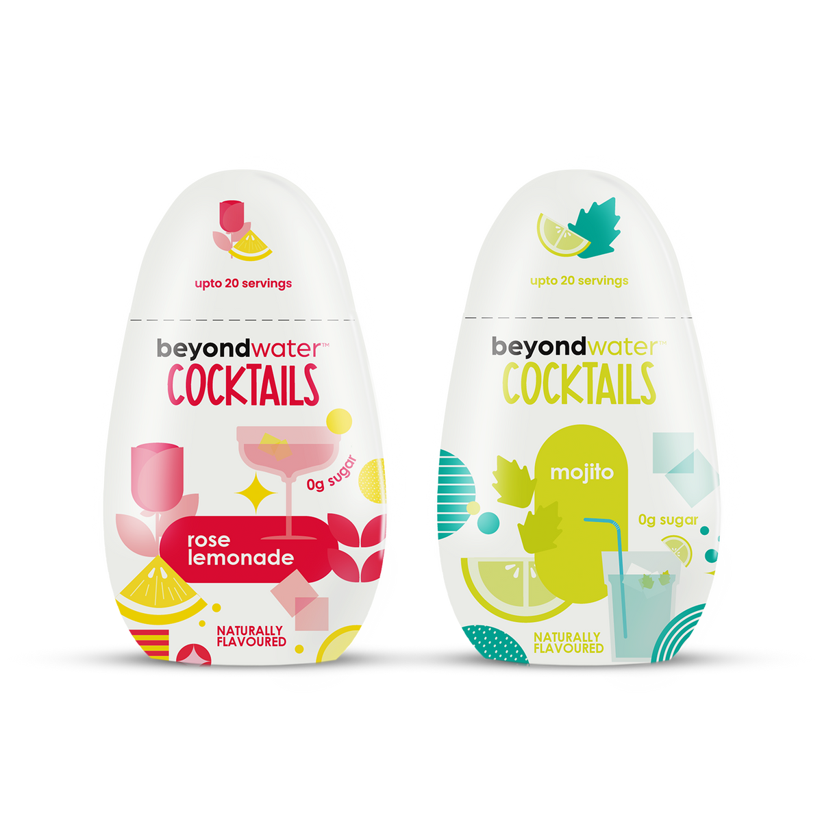 Rose Lemonade & Mojito - Cocktail Pack of 2 (CRED)